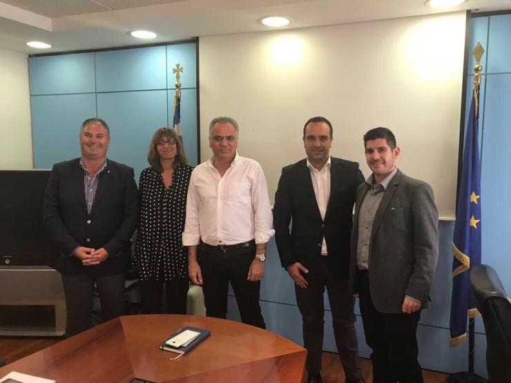 Συνάντηση με τον Υπουργό Εσωτερικών για το ζήτημα της Πολεοδομίας