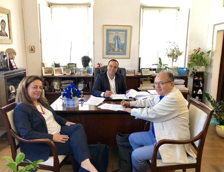 Έναρξη συνεργασίας του Δήμου Μυκόνου με το Ι.ΜΕΤ/EKETA  