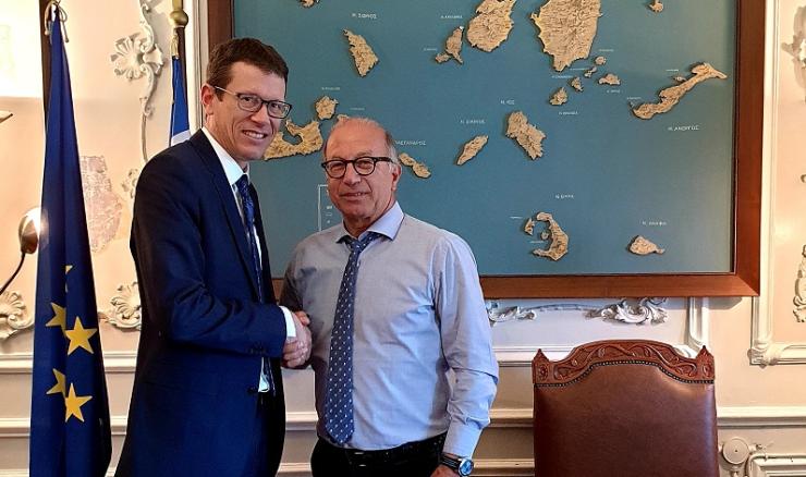 Ο Οικονομικός Ακόλουθος της Αμερικανικής Πρεσβείας στην έδρα της Περιφέρειας