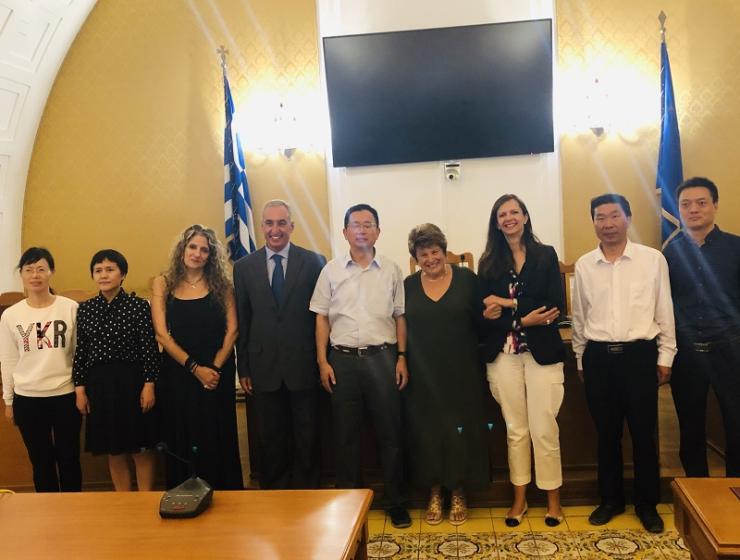 Κινεζική αντιπροσωπεία στην Περιφέρεια Νοτίου Αιγαίου