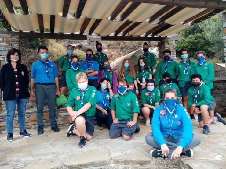 Επίσκεψη των Ναυτοπροσκόπων Μυκόνου στην Άνδρο