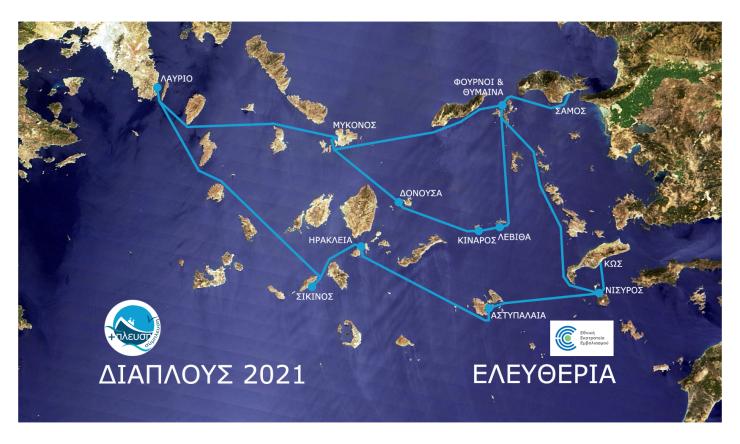 Διάπλους 2021 της Σύμπλευσης ΑΜΚΕ 