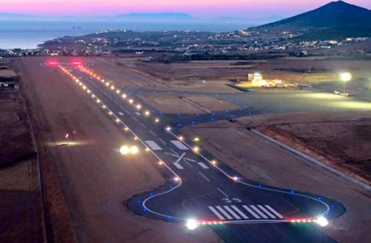 H αεροπορική κίνηση στην Πάρο τον Αύγουστο