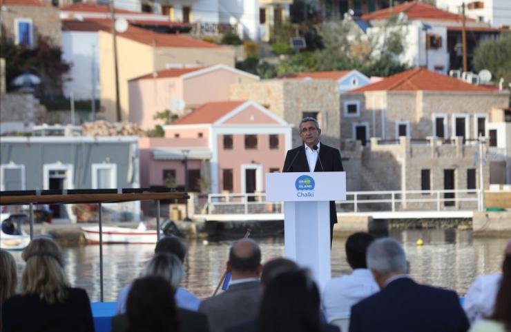 Στη Χάλκη ο Περιφερειάρχης Ν. Αιγαίου για την εθνική πρωτοβουλία "GR-eco islands"