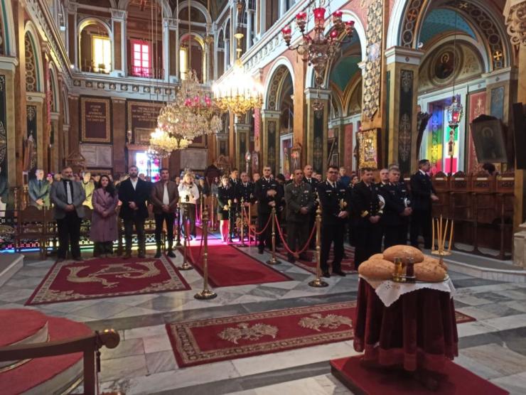 Το Πυροσβεστικό Σώμα στη Σύρο τίμησε τους προστάτες του