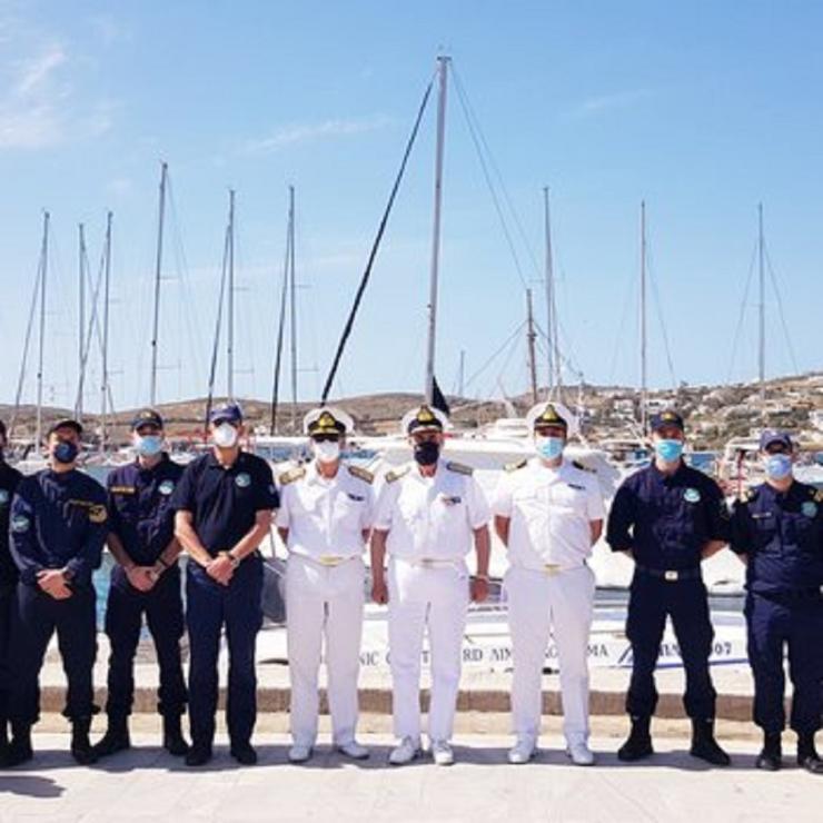 Επίσκεψη Αρχηγού Λιμενικού Σώματος – Ελληνικής Ακτοφυλακής σε Νάξο και Πάρο