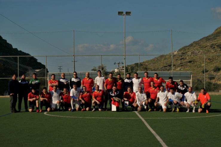 Φιλανθρωπικοί Αγώνες Ποδοσφαίρου με την Εθνική Ελλάδος EURO 2004 στην Κέα