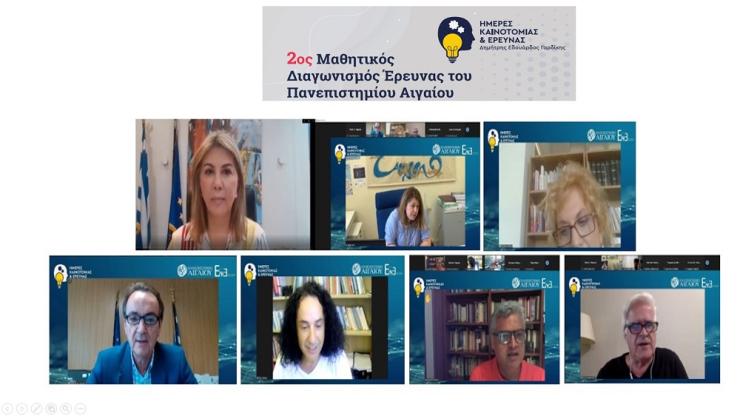 Απολογισμός  2ου μαθητικού διαγωνισμού έρευνας που διοργάνωσε το Πανεπιστήμιο Αιγαίου