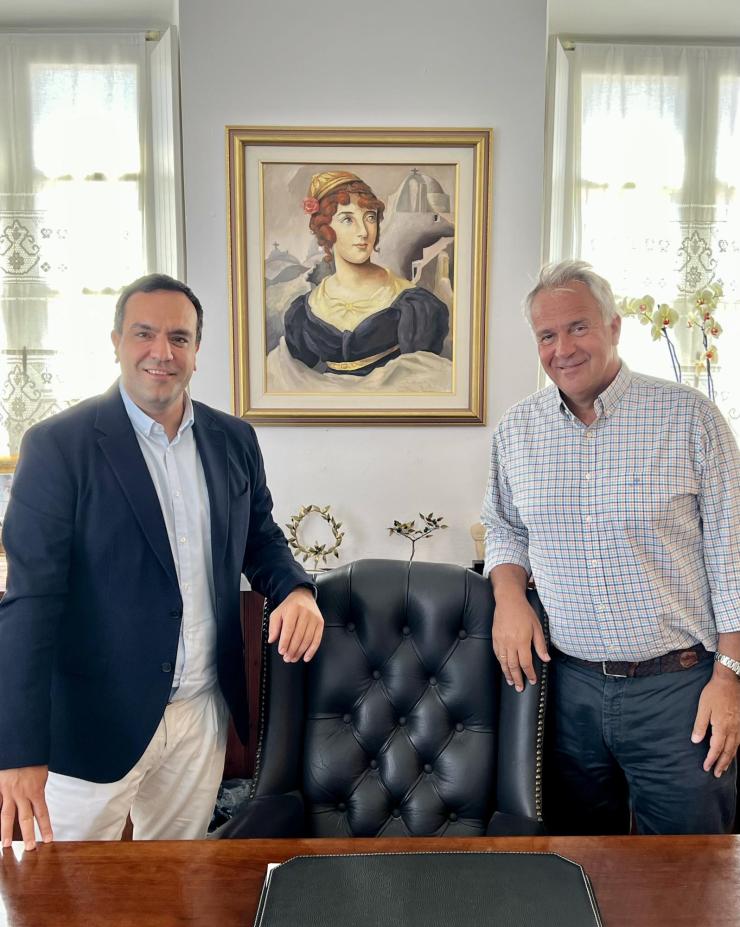 Eπίσκεψη του Υπουργού Εσωτερικών στη Μύκονο