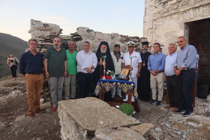 Αγιασμός και έναρξη εργασιών αποκατάστασης του φάρου Γαυρίου