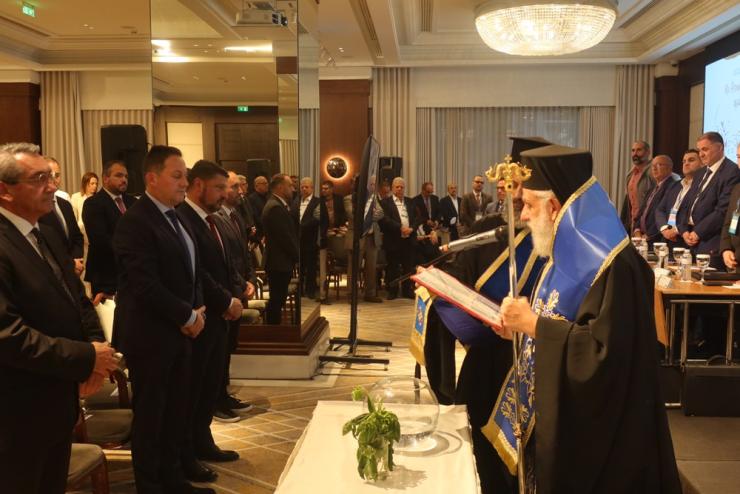 Αγιασμός στην έναρξη του Τακτικού Συνεδρίου της Περιφερειακής Ένωσης Δήμων Νοτίου Αιγαίου