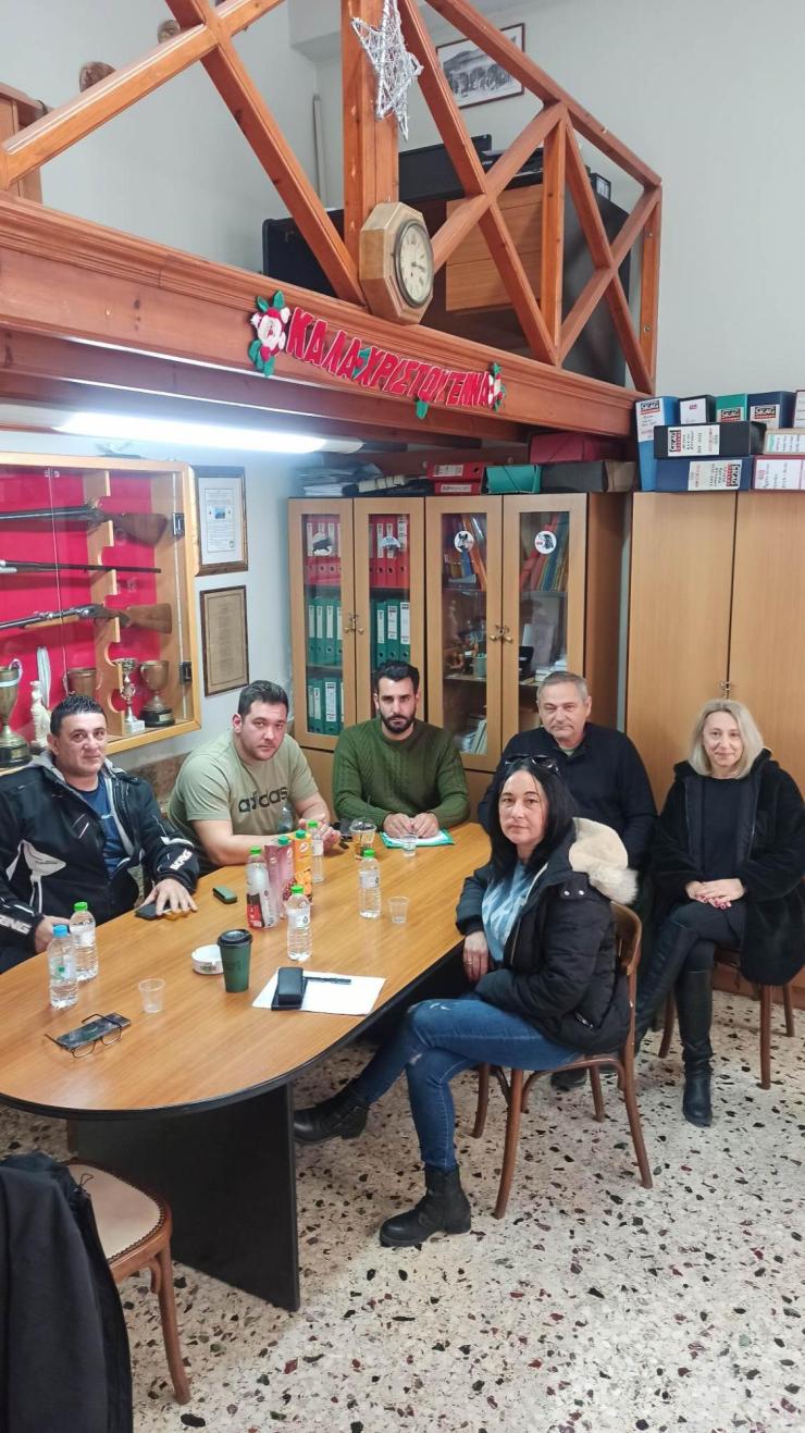 Συνάντηση του Συντονιστικού της ΟΜ ΣΥΡΟΥ ΣΥΡΙΖΑ Π.Σ. με τον Κυνηγετικό Σύλλογο Σύρου