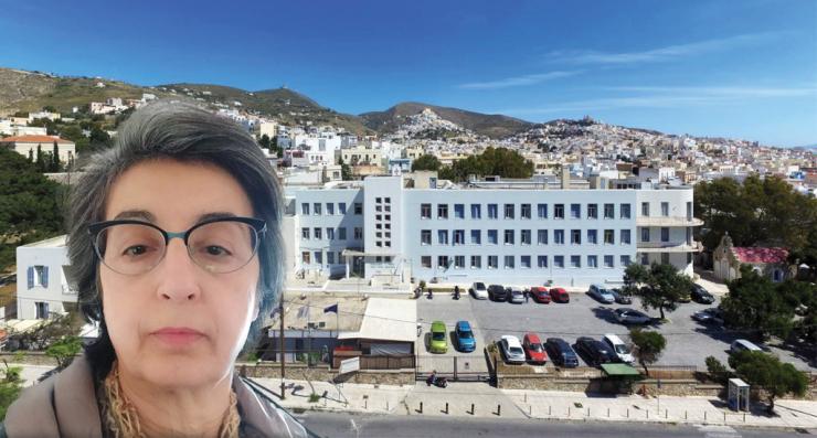 Ασφυκτικά γεμάτη η κλινική covid του Νοσοκομείου Σύρου