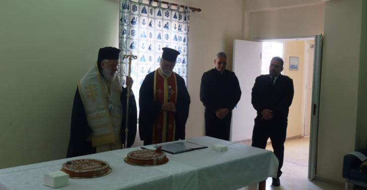 Σύρος: Ο μητροπολίτης Δωρόθεος Β΄ ευλόγησε την πίτα στην Πολεμική Ναυτική Βάση Αγκαθωπών