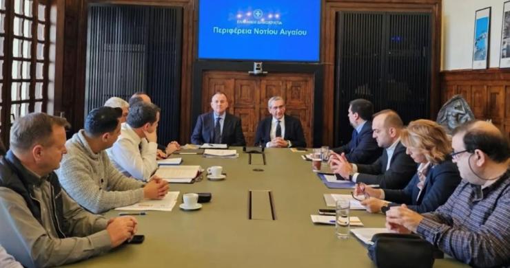 Συνάντηση Γιώργου Χατζημάρκου με τον υφυπουργό Ναυτιλίας και Νησιωτικής Πολιτικής