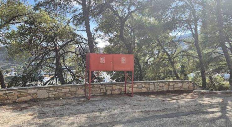 Πάρος: Τοποθέτηση επτά πυροσβεστικών φωλιών νερού σε δημοτικές κοινότητες του νησιού