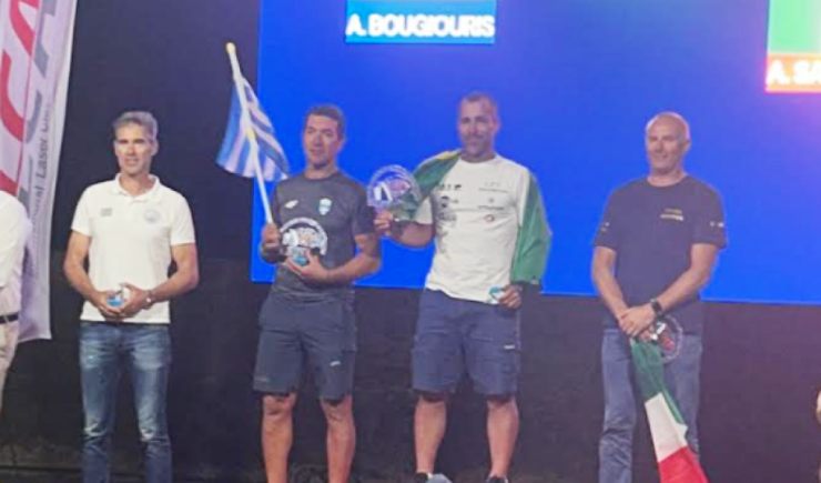 Ασημένιο μετάλλιο στο παγκόσμιο πρωτάθλημα  ILCA 7 Masters o Αντώνης Μπουγιούρης