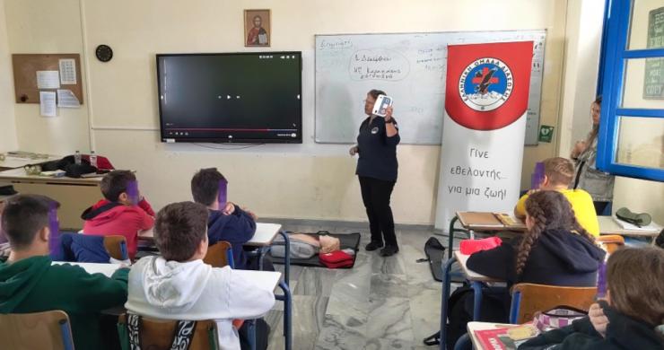 Σεμινάρια ΚΑΡΠΑ σε σχολεία της Πάρου από την ΕΟΔ Κυκλάδων