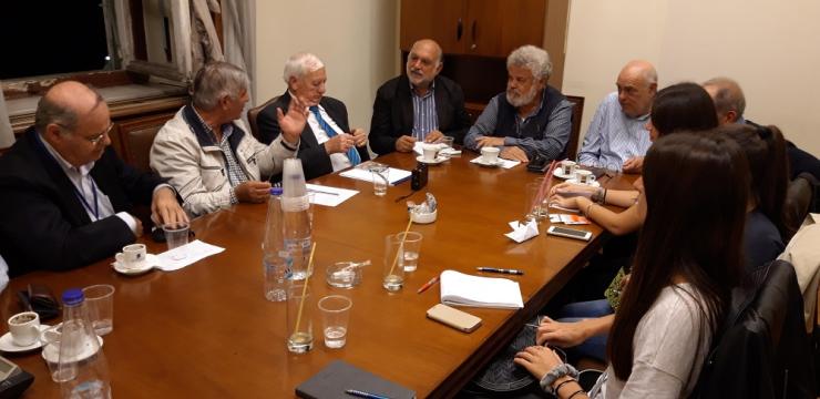 Συνάντηση των βουλευτών Κυκλάδων του ΣΥΡΙΖΑ με φορείς της Νάξου