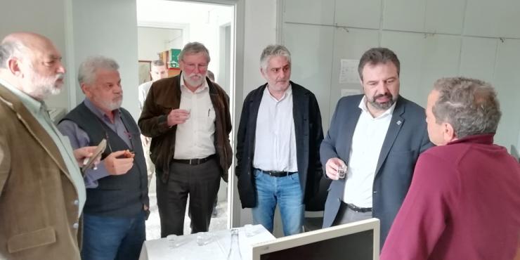 Επίσκεψη του Υπουργού Αγροτικής Ανάπτυξης & Τροφίμων, Στ. Αραχωβίτη, στη Νάξο