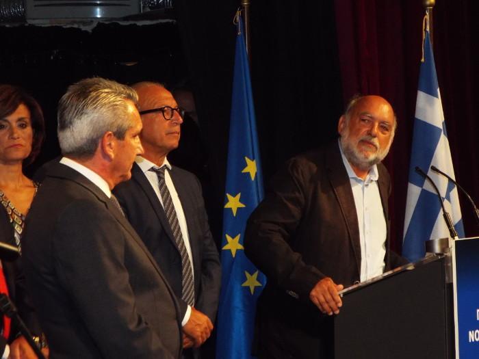 Επίσκεψη Νίκου Συρμαλένιου στη Σύρο