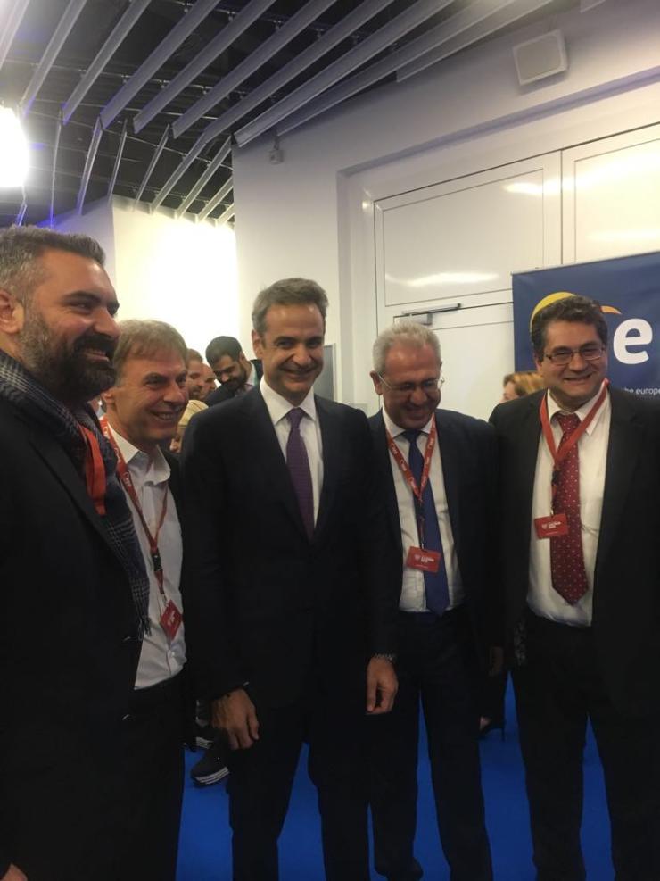 Στη συνεδρίαση του Ευρωπαϊκού Λαϊκού Κόμματος (Ε.Λ.Κ.-E.P.P.) ο Χαράλαμπος Κόκκινος