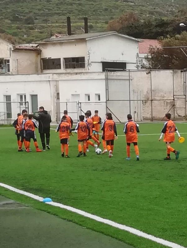 Προπόνηση στη Σύρο για τη Μικτή ομάδα της ΕΠΣ Κυκλάδων 