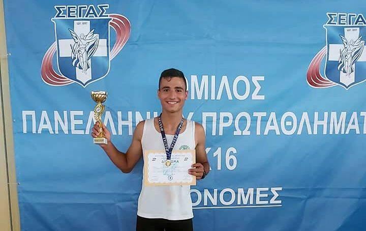 Πανελλήνια πρωτιά για τον Αθλητή του Ναξιακού Μιχάλη Τάκο 