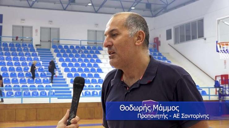 Στην Α.Ε. Σαντορίνης παρέμεινε ο Θοδωρής Μάμμος 