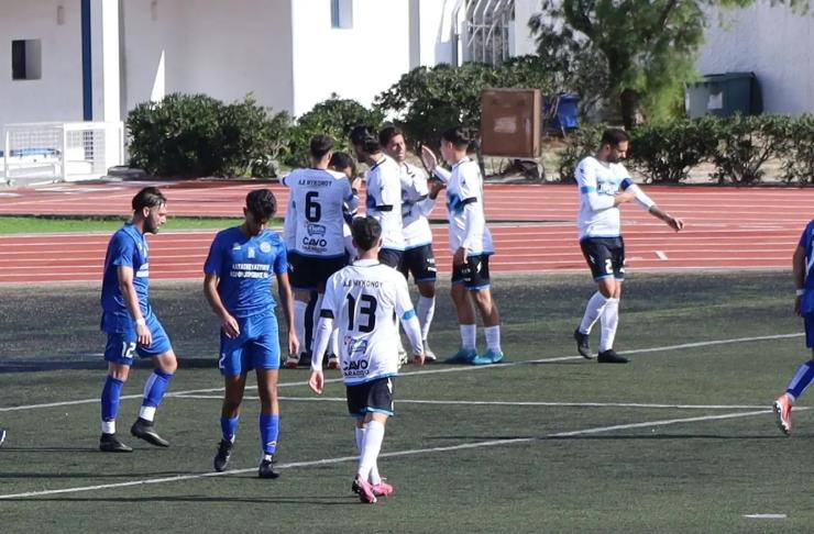 Νίκησε τον Πανγυθεατικό με 2-0 η Μύκονος 