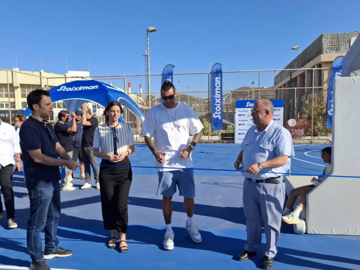 Ξεκίνησε και επίσημα με τα εγκαίνια του γηπέδου μπάσκετ το Aegeanball Festival 