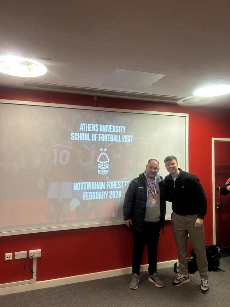 Εκπαιδευτική επίσκεψη στη Nottingham Forest FC πραγματοποίησε ο Χρήστος Πελέκης 
