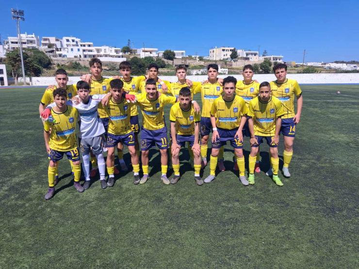 Πέρασε από τη Μήλο η Κ16 του Πανναξιακού