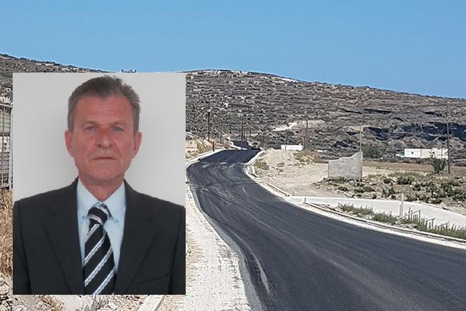 Υπόλογη η Περιφέρεια για το οδικό δίκτυο της Σαντορίνης