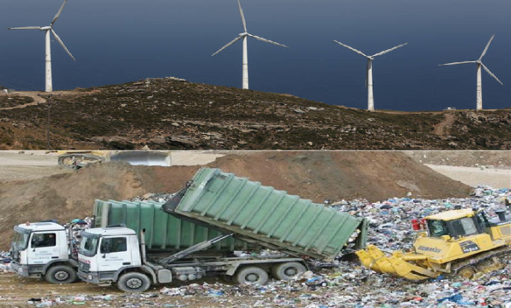 Αντιδράσεις για αιολικά και απορρίμματα 