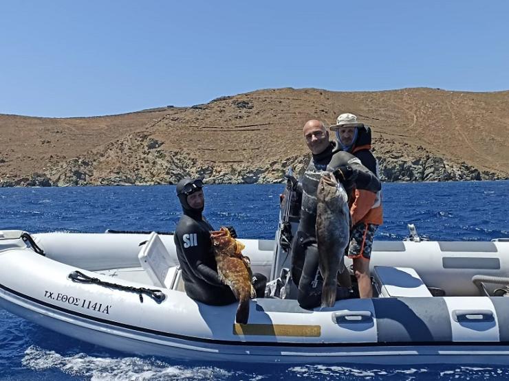 Ολοκληρώθηκε το 51ο Πανελλήνιο Πρωτάθλημα Υποβρύχιας Αλιείας Ανδρών 2022 στη Σύρο