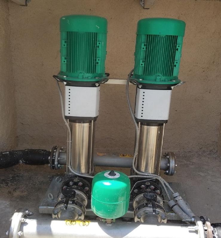 Ολοκλήρωση εγκατάστασης κεντρικού αντλιοστασίου Οίας