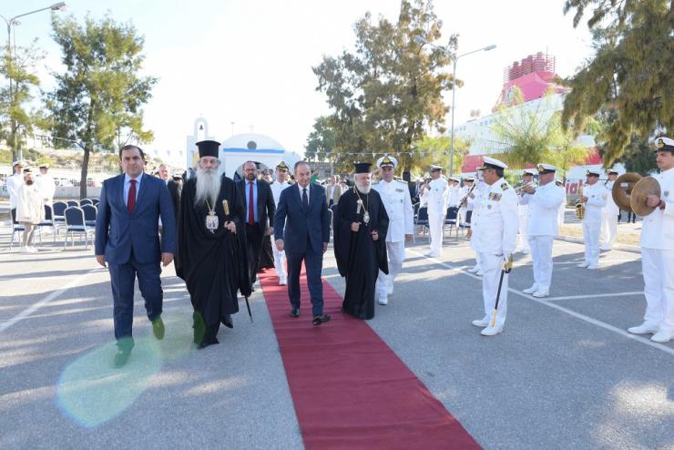 Εγκαίνια Ιερού Παρεκκλησίου του Αγίου Νικολάου στον αύλειο χώρο του Υπουργείου Ναυτιλίας 