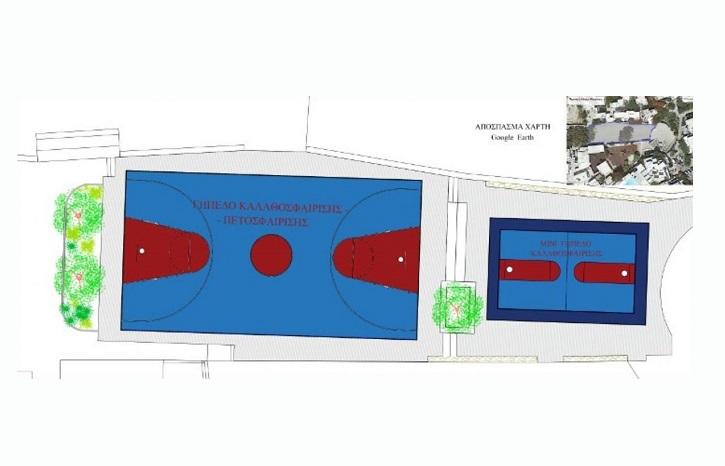 Επισκευή των γηπέδων στη «Λάκκα» της Μυκόνου