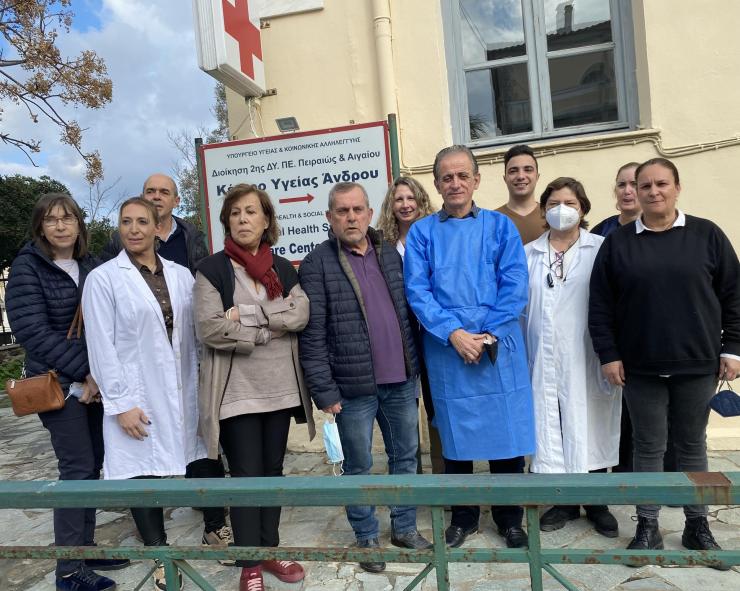 Εθελοντική ιατρική παρέμβαση του Γιάννη Βλασερού στην Άνδρο