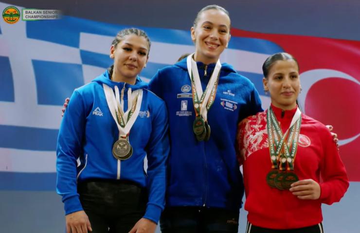 Εντεκα μετάλλια με 4 χρυσά για την Ελλάδα στο Βαλκανικό Πρωτάθλημα άρσης βαρών