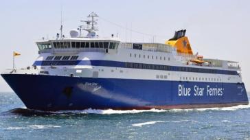 Ταλαιπωρία για 514 επιβαίνοντες του “Blue Star Naxos”