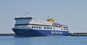Αδυναμία προσέγγισης του Blue Star 1 στη Νάξο