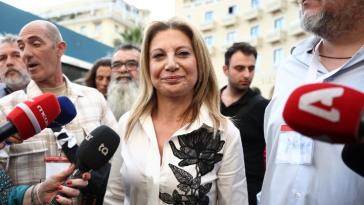 Η Μαρία Καρυστιανού κατέθεσε στην Εισαγγελία του Αρείου Πάγου την ιδρυτική διακήρυξη του κόμματος