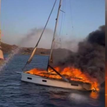 Μύκονος: Εκδήλωση πυρκαγιάς σε Ι/Φ σκάφος