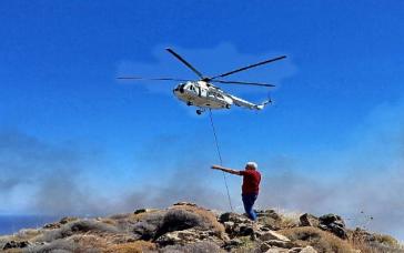 Σύρος: Ευχαριστίες σε Πυροσβεστικό Σώμα και στους πιλότους των ελικοπτέρων κατάσβεσης