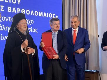 Κωνσταντινούπολη: Η βράβευση του Αθ. Μαρτίνου και το μήνυμα στήριξης του Ελληνισμού της Πόλης