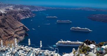 Νέοι κανόνες για την καλύτερη διαχείριση των επιβατών κρουαζιέρας στη Σαντορίνη