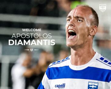 Στα χρώματα της Ελλάς ο Απόστολος Διαμαντής