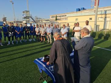 Αγιασμός στην Ελλάς Σύρου πριν από την πρώτη "μάχη" της νέας σεζόν (ΦΩΤΟ + ΒΙΝΤΕΟ)